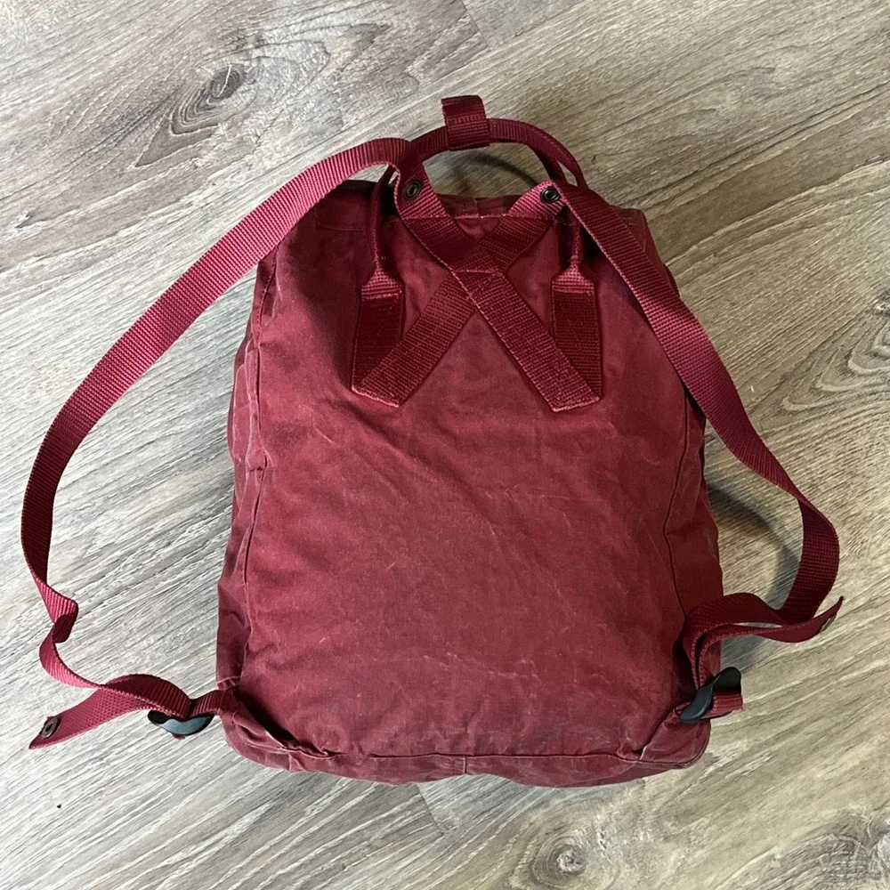 Fjallraven Kanken Classic Backpack Ox Red Burgundy 23510 Vinylon F Swedish Bag
